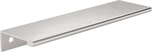 Vista 36 de Richelieu Hardware BP98982510 Lincoln Collection 1 pulgada (25 mm) de centro a centro Manija de tirador de borde de gabinete y cajón de aluminio