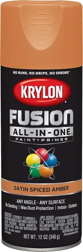 Vista 92 de Krylon Fusion - Pintura en aerosol adhesiva todo en uno para uso en interiores y exteriores, 12 onzas, vidrio de playa