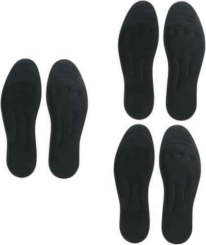 Vista 10 de 2 pares de plantillas para pies planos, plantilla de zapatos transpirable, plantillas de gel líquido, plantillas a prueba de golpes, 3 piezas