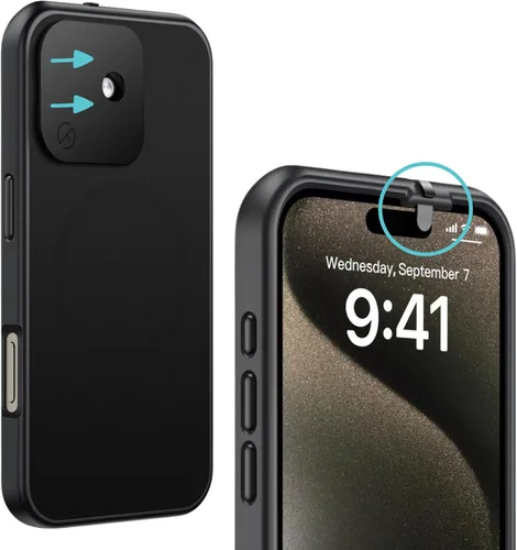 Vista 15 de Funda Spy-Fy para iPhone 11 con cubiertas para cámara delantera y trasera Protege tu privacidad A prueba de caídas desde 6 pies 15,49 cm