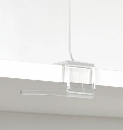 Vista 6 de HBlife Paquete de 8 separadores de estantes transparentes, organizador vertical de bolso para armario, perfecto para suéteres, camisas, bolsos