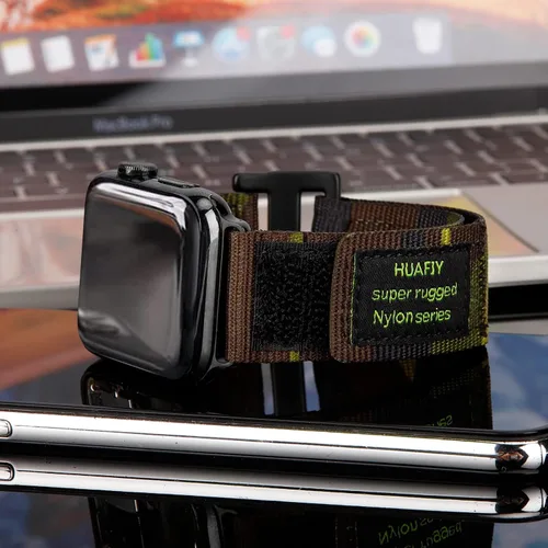 Vista 4 de Compatible con Apple Watch Band de 1.496 pulgadas/1.575 pulgadas/1.614 pulgadas/1.654 pulgadas/1.732 pulgadas/1.772 pulgadas, pulsera deportiva