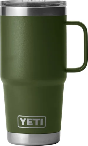 Vista 16 de YETI - Vaso de viaje Rambler de 20 onzas, de acero inoxidable, aislada al vacío con tapa fuerte Stronghold Blanco
