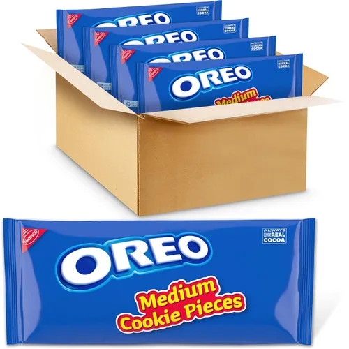 Vista 38 de OREO Galletas de sándwich de chocolate con crema sabor a chips de Java tamaño familiar, 17 onzas