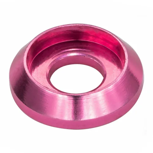 Vista 10 de [60PCS] Arandelas de avellanado M3 Color Negro, Aleación de aluminio anodizado, Juntas de arandelas de cabeza Cuña de Copa para Tornillo