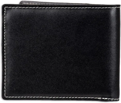 Vista 4 de Calvin Klein Cartera plegable minimalista RFID de cuero para hombre