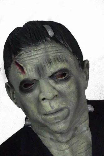 Vista 5 de Acid Tactical Disfraz de monstruo Frankenstein de Halloween para adulto máscara realista