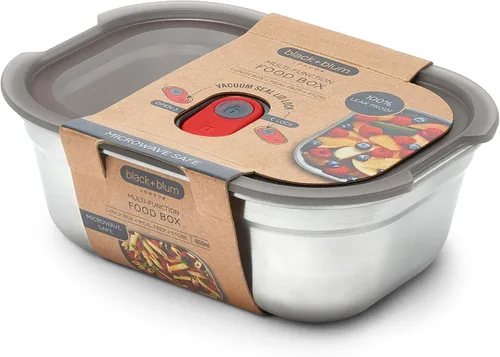 Vista 19 de Taza de almuerzo BLACK + BLUM - Recipientes reutilizables para preparar comidas para picnic y camping - Caja de almacenamiento de alimentos