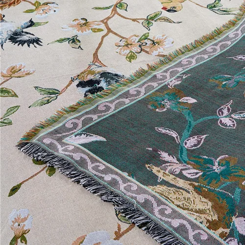 Vista 8 de Mantas Boho Reversibles Mantas Tejidas Cubiertas Hippie para Sofá Cama Sillón Reclinable Sofá Tapiz Bohemio Protector de Muebles Colorido