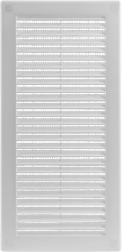 Vista 17 de Medida de apertura de 3'' x 3'' pulgadas / Rejilla externa de ventilación cuadrada blanca con malla protectora - Registro de plástico ligero Blanco