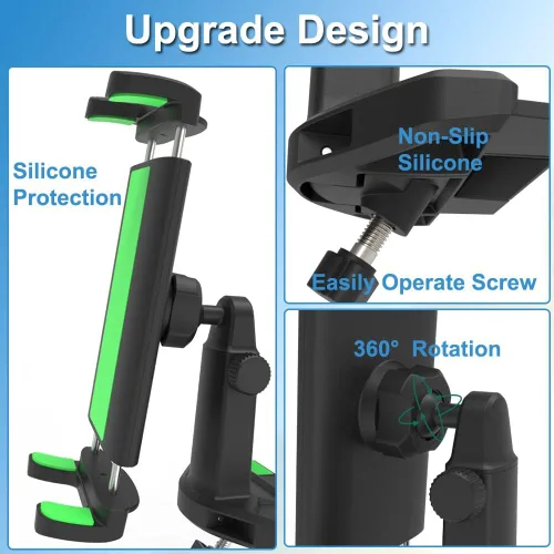 Vista 3 de Soporte ajustable de la tableta del soporte de la ranura del CD del coche 360 para el iPad y el teléfono celular