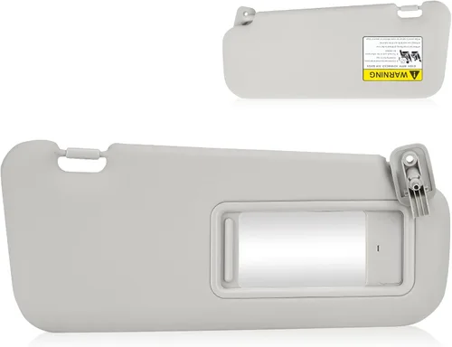 Vista 11 de Visera solar para Mazda 3 2010-2013, lado izquierdo del conductor, repuesto de visera solar gris BBM2-69-320C-75