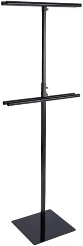 Vista 4 de SSWBasics Soporte ajustable de metal negro - Negro