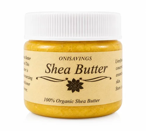 Vista 10 de Romeriza - Manteca de karité orgánico cremoso puro crudo, sin refinar, nutrición de la piel, eczema, estrías para cara, cuerpo y cabello