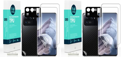 Vista 13 de Ibywind 2 protectores de pantalla para Xiaomi Mi11 5G de 6.81 pulgadas, película de TPU flexible, con 1 protector de lente de cámara, 1 película
