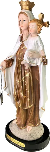 Vista 2 de Virgen Del Carmen - Figura religiosa de 12 pulgadas de estatua de Nuestra Señora del Monte Carmelo