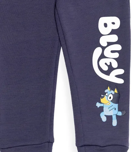 Vista 7 de Bluey Conjunto de sudadera con capucha y pantalones de forro polar para niños pequeños