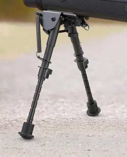 Vista 8 de EZshoot Carbon Fiber Rifle Bipod, 6-9 Inches, Picatinny Rail Adapter