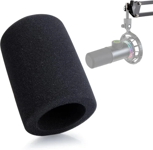 Vista 10 de YOUSHARES Filtro Pop K669B, Pantalla Antiviento de Micrófono de Espuma Compatible con Micrófono USB Fifine (K669B K669 K669L K669G K669PRO2 K669S)