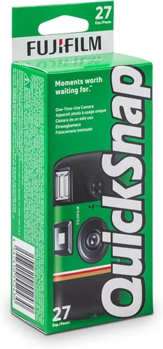 Vista 5 de Fujifilm QuickSnap 400 velocidad cámara de un solo uso con flash (5-Pack)