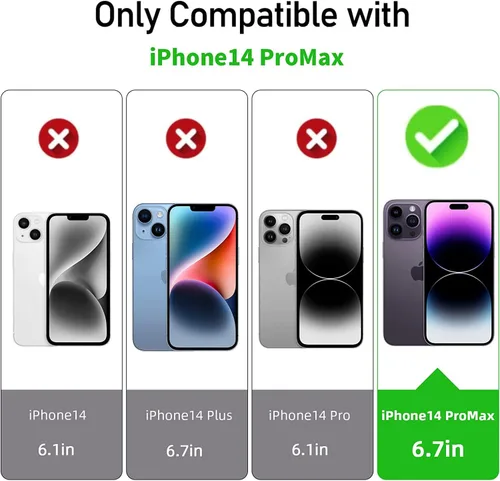 Vista 2 de luolnh Funda compatible con iPhone 14 Pro Max con flores, para mujeres femeninas, a prueba de golpes, transparente con patrón floral para iPhone 14