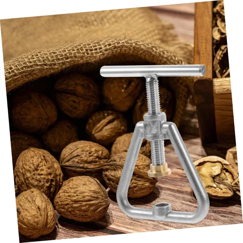 Vista 7 de Nut Cracker - Herramienta de cascanueces de acero inoxidable para nuez, avellana, almendras, nueces de nuez y nueces, nueces de nuez