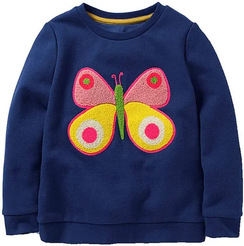 Vista 11 de HILEELANG - Sudaderas de cuello redondo para niñas, manga larga, para invierno