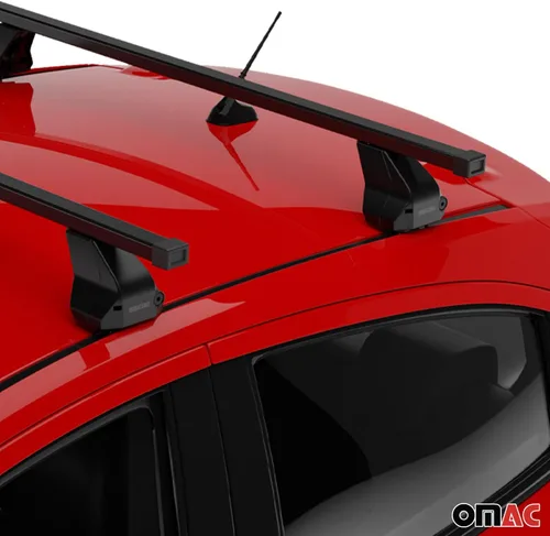 Vista 6 de OMAC Barras transversales superiores para Mercedes EQS V297 2022-2024 Acero Negro