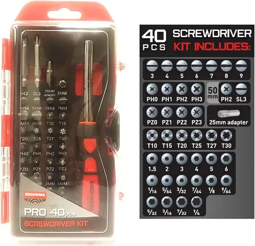 Vista 6 de BIRCHWOOD CASEY Kit de destornilladores básicos Juego de 22 llaves de armería duraderas y versátiles Estuche incluido