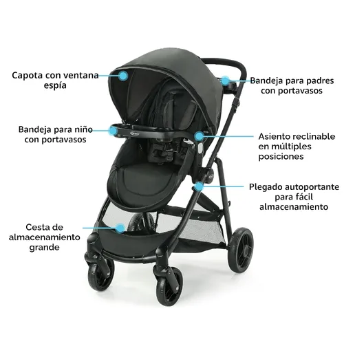 Vista 6 de Sistema de viaje Graco Modes Element, Canter