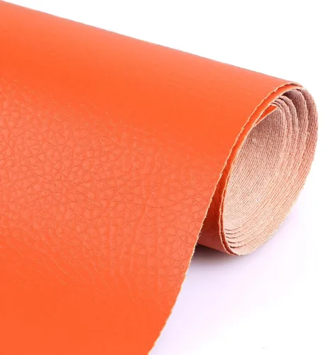 Vista 9 de Tela de Tapicería de Vinilo de Cuero Sintético por Yarda 55" de Ancho Material de Cuero Sintético Suave en Láminas para Muebles Marino Manualidades