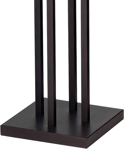 Vista 5 de Lámpara de pie estilo árbol con cuatro luces, de bronce