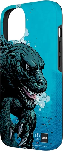 Vista 2 de Funda para iPhone 14 Godzilla Comic Art "Reef