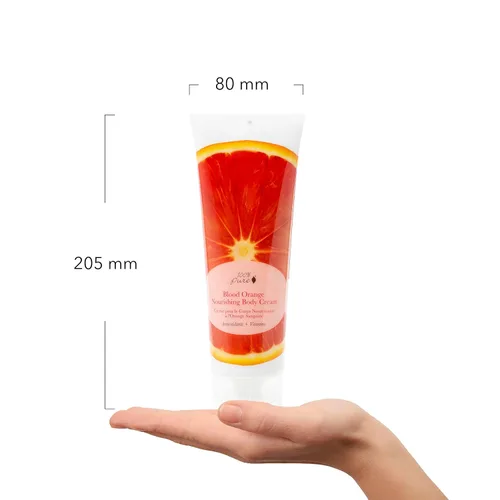 Vista 7 de 100% PURE Crema corporal nutritiva loción de naranja sanguina lujosa hidratación y reposición botánica para la piel seca, hidratante