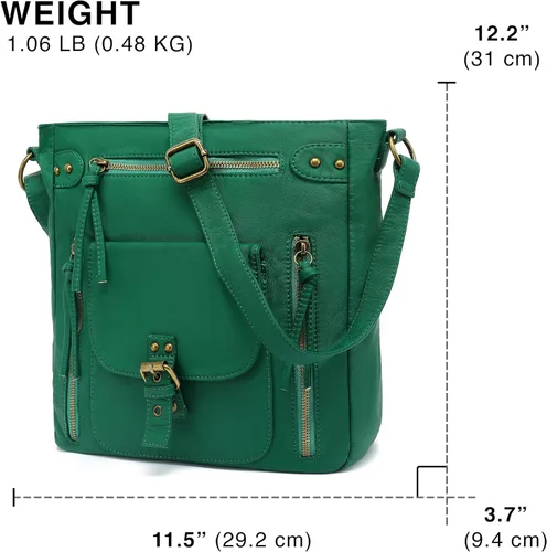 Vista 3 de Scarleton H2005 - Cartera para mujer, bolsas cruzadas, bolsa de hombro con múltiples bolsillos