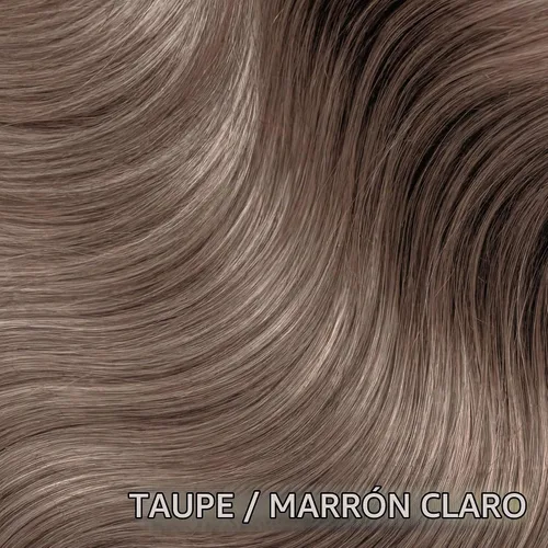 Vista 12 de LAURA GELLER Raíz para retoque de cabello y cejas, cubierta de raíz, gris pardo/marrón claro 02 Gris pardo/marrón claro
