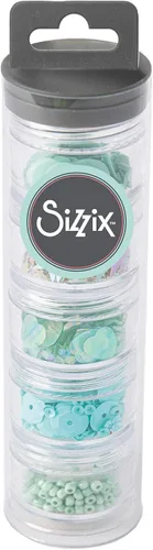 Vista 9 de Sizzix Lentejuelas y cuentas, paquete de 5, pantuflas de ballet (cuentas)