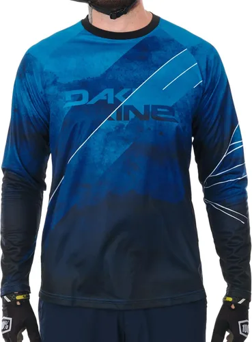 Vista 46 de Dakine Men's Thrillium Long Sleeve Bike Jersey – Breathable MTB Jersey Performance Fabric Equipo Aggy Negro