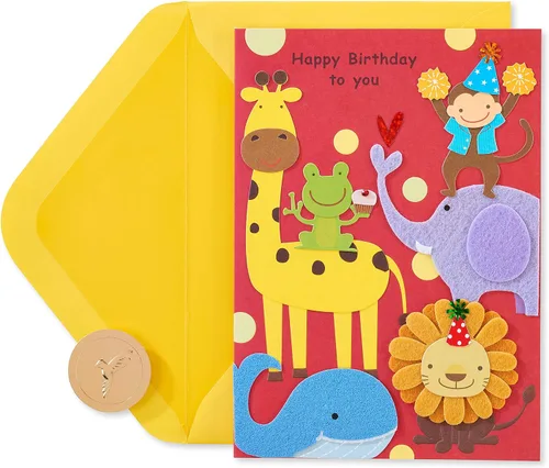 Vista 4 de Papyrus Tarjeta de cumpleaños para niños (Happy Times)