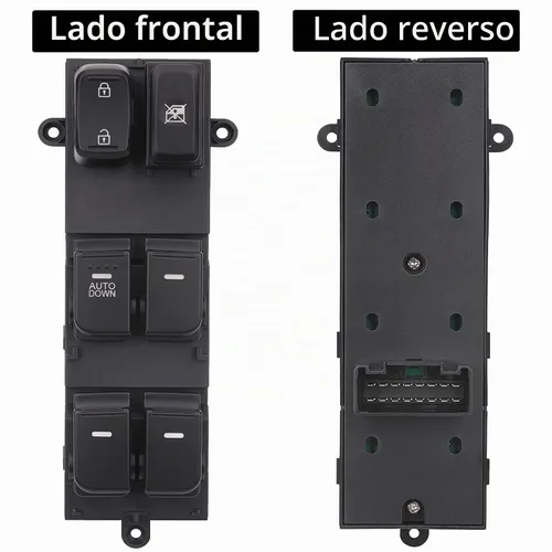 Vista 2 de 93570-2T000 Interruptor de elevalunas eléctrico para Kia Optima LHD 2011 2012 2013 Controlador maestro lado izquierdo Elevalunas eléctrico