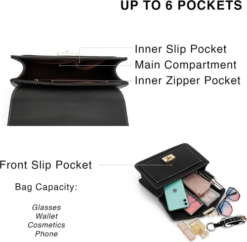Vista 4 de Scarleton H2065 - Bolso de mano para mujer, monederos para mujer