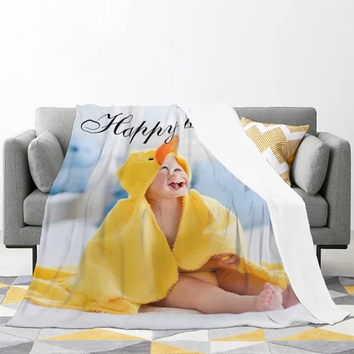 Vista 2 de Mantas personalizadas con fotos, manta personalizada de collage de fotos, manta personalizada para parejas, con mis propias fotos, regalos de Foto 1