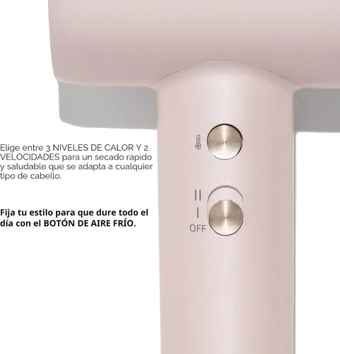 Vista 6 de T3 LuxeDry Set de Secador de Pelo de Alto Rendimiento con Concentrador de Secado, Concentrador de Estilo y Accesorios Difusores Secado