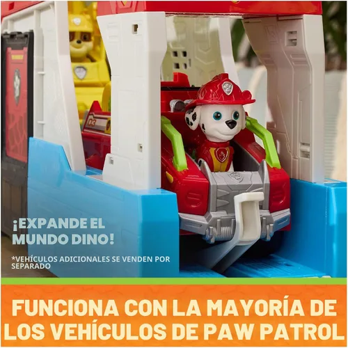 Vista 5 de PAW Patrol: The Dino Movie, Dino Mobile Headquarters, 2-in-1 Playset