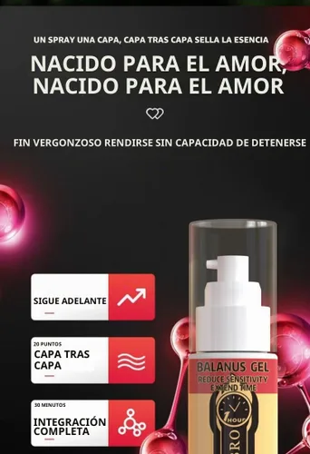 Vista 2 de JJLBRO Gel Balanus largo para hombre, el mejor rociador para una larga duración