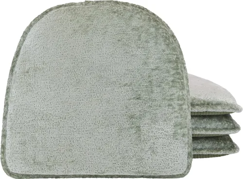 Vista 14 de Klear Vu Raindrop The Gripper - Cojines antideslizantes para silla, suaves y cómodos, almohadillas para asiento, almohadón para cocina, comedor u