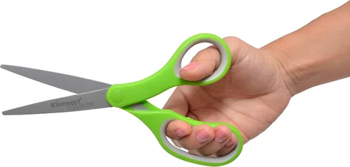 Vista 3 de Westcott KleenCut - Tijeras de titanio de 8 pulgadas con mango ergonómico duradero (paquete de 4)