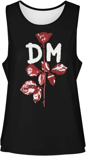 Vista 4 de Camiseta sin mangas de verano para mujer, cuello redondo, de secado rápido, holgada, con espalda cruzada, camiseta sin mangas
