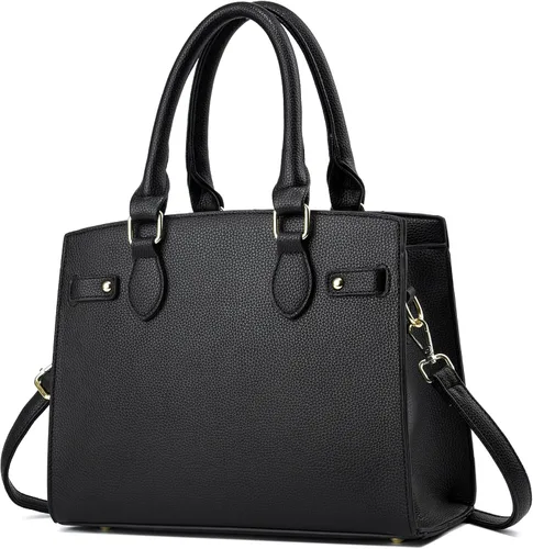 Vista 14 de Carteras y bolsos para mujer, bolso de mano de moda con asa superior