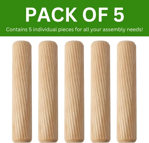 Vista 3 de Spare Hardware Parts Repuesto para pasador estriado de madera IKEA (101367), 5